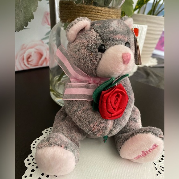 🌹 “GRANDMOTHER” RETIRED TY BEANIE BEAR. DATED 2004! MWMT! APPROX 6.5”. - Picture 2 of 5